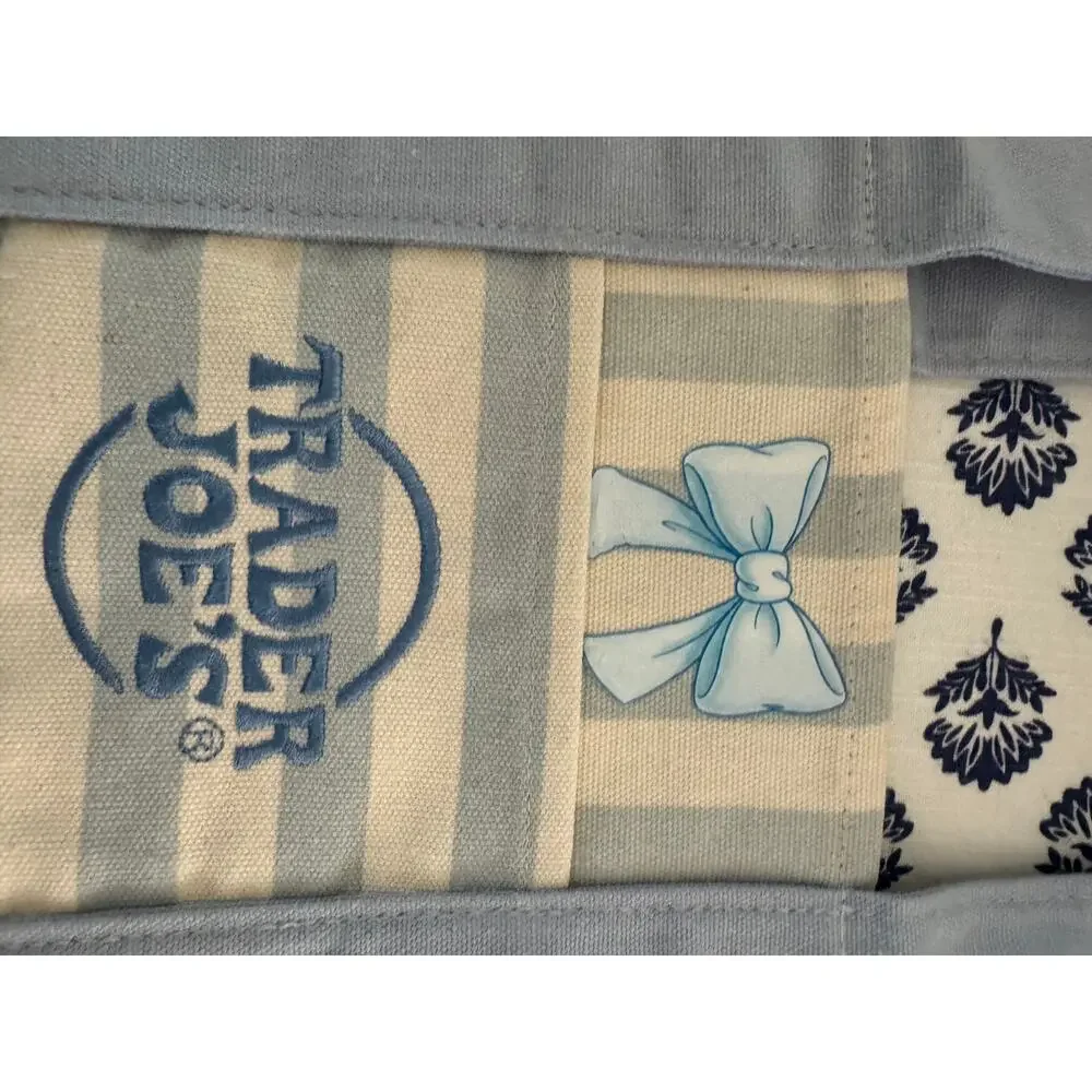 Disney Belle Striped Double Sided Custom Made Trader Joes Mini Tote